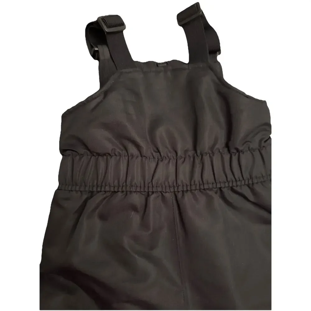 Swiss Tech Toddler Snow Bib Pants Overalls Black SZ 2T Unisex